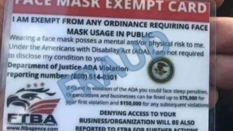 DOJ warns of fake flyers, documents about face mask requirements Fox News