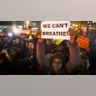 Demonstrators participating in a rally against a grand jury's decision not to indict the police officer involved in the death of Eric Garner, Thursday, Dec. 4, 2014, in New York. A grand jury cleared a white New York City police officer Wednesday in the chokehold death of Garner, an unarmed black man, who had been stopped on suspicion of selling loose, untaxed cigarettes.