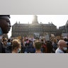 Amsterdam, Netherlands: People take part in a Black Lives Matter protest in front of the Royal Palace on Dam Square on Monday, June 1, 2020.?