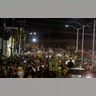 Protesters march to the New Orleans Police Department headquarters, during a protest over the death of George Floyd, on June 4, 2020 in New Orleans.