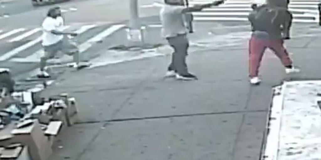 New York City gunman shoots man dead, wounds woman in daylight attack caught on video, police say