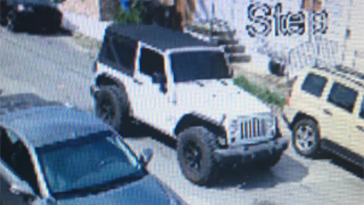 New Orleans police said this two-door white Jeep Wrangler was used in the fatal shooting of a 9-year-old boy Monday in Seventh Ward.<br><br>