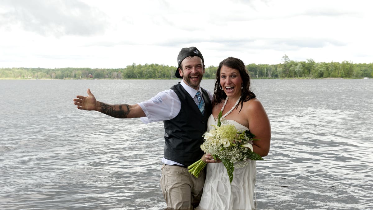 “People did ask why we were all wet but I laughed it off and we had a good time,” she added.