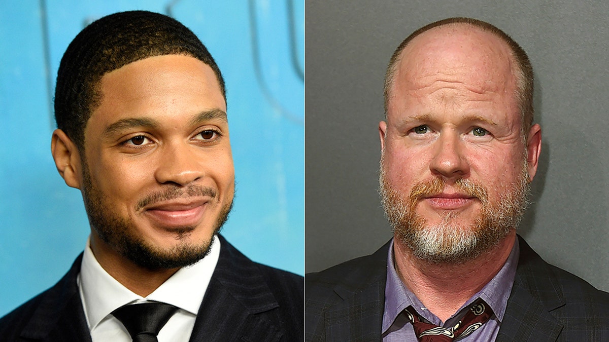 Ray Fisher (L) and Joss Whedon (R)