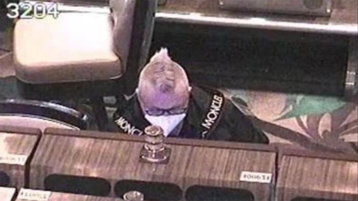 Surveillance photo shows the suspect gambling, supposedly with fraudulently obtained funds (US Attorney Central District California/FBI)