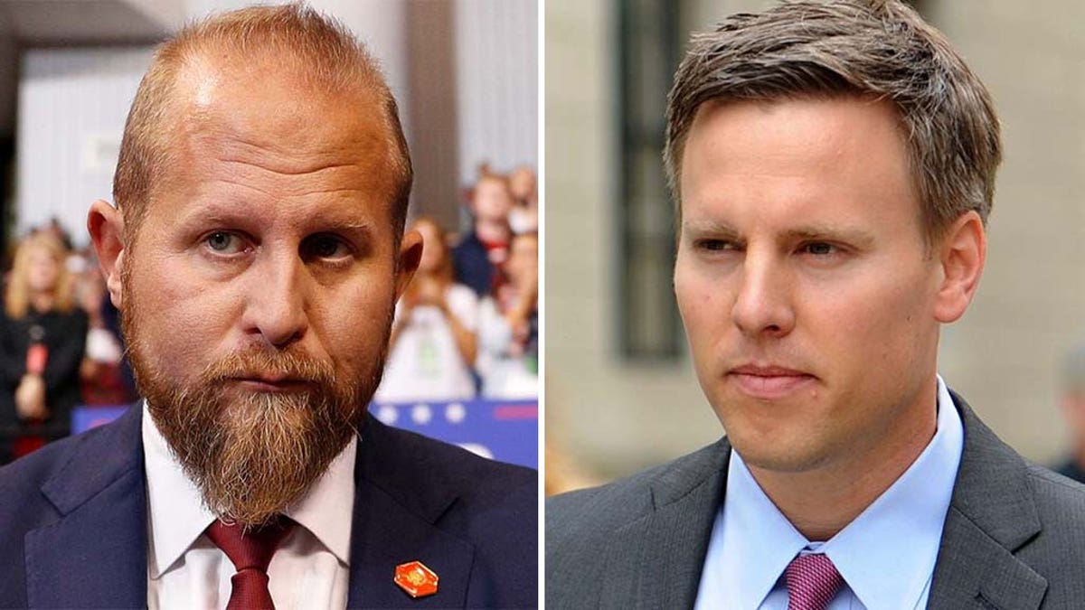 Demoted Trump campaign manager Brad Parscale (left) and newly-named manager Bill Stepien (Reuters, AP)