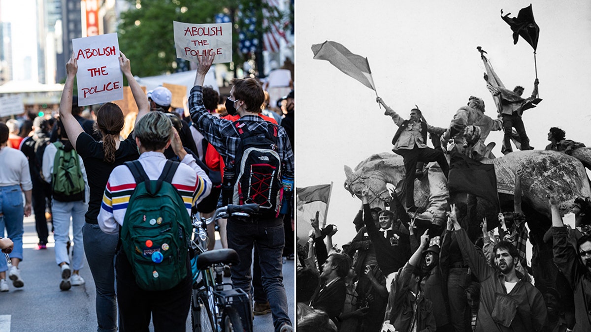 Protesters today vs. 1960s protests