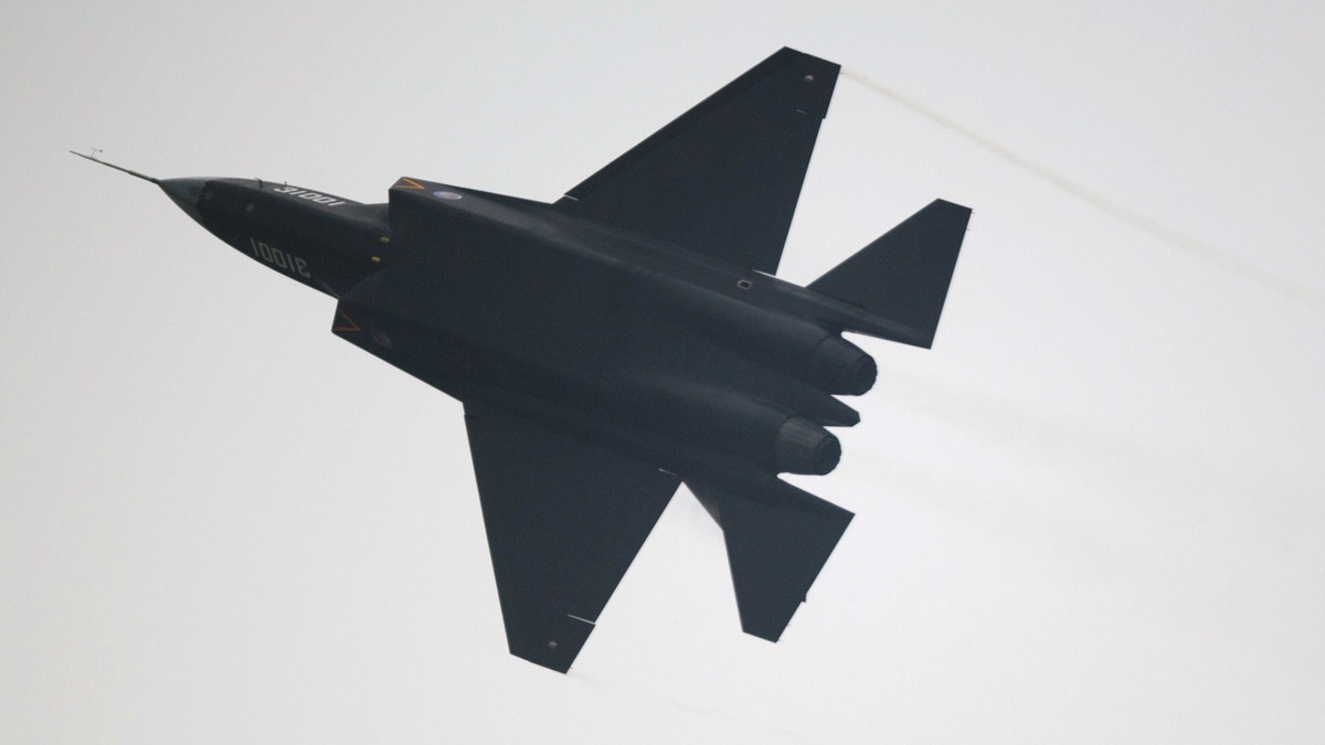 A Chinese J-31 stealth fighter