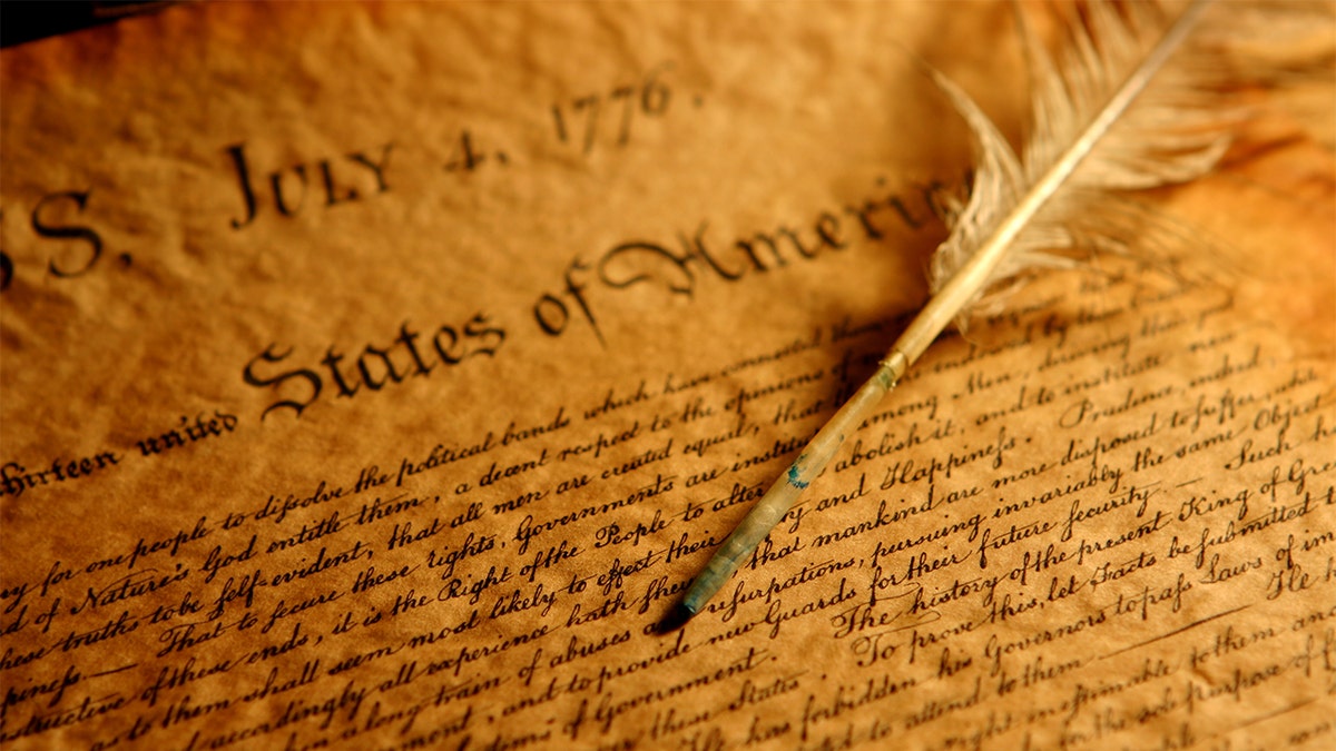 Declaration of Independence replica