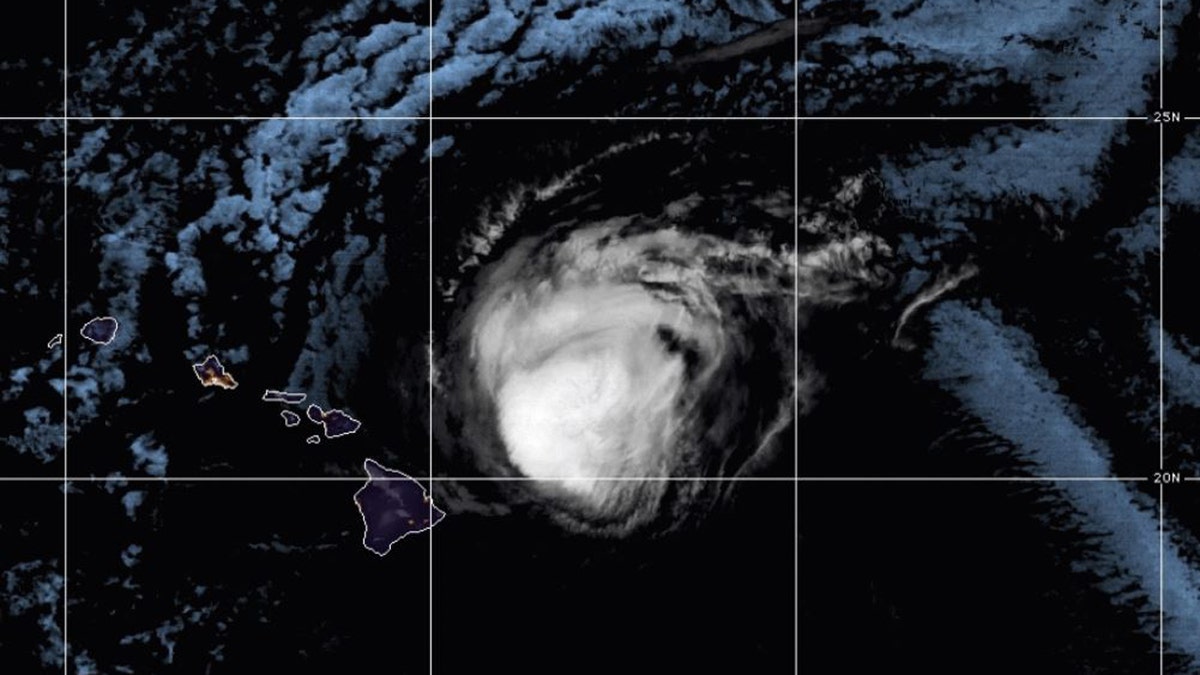 Hurricane Douglas as seen on Sunday, July 26, 2020.