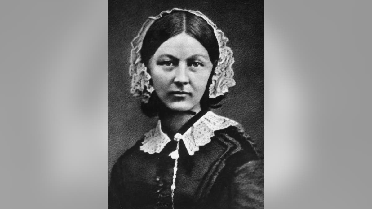 English nursing reformer Florence Nightingale (1820 - 1910) became the first woman to receive the Order of Merit for her tireless efforts during the Crimean War.