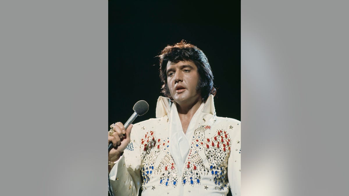 Elvis Presley, circa 1973.