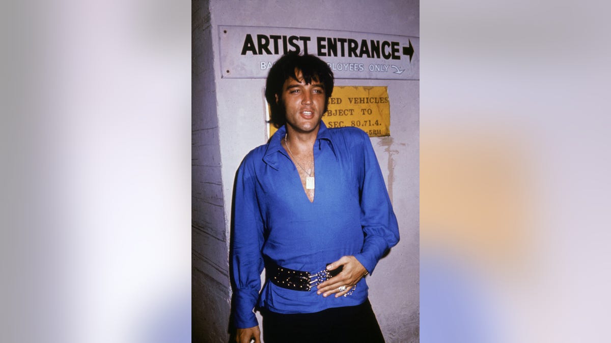 Elvis Presley, circa 1970.