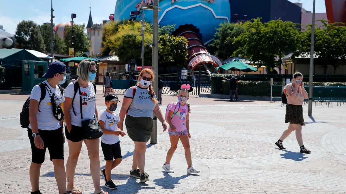 After four months of closure, the amusement park officially reopens its doors on Wednesday, July 15. (Chesnot/Getty Images)