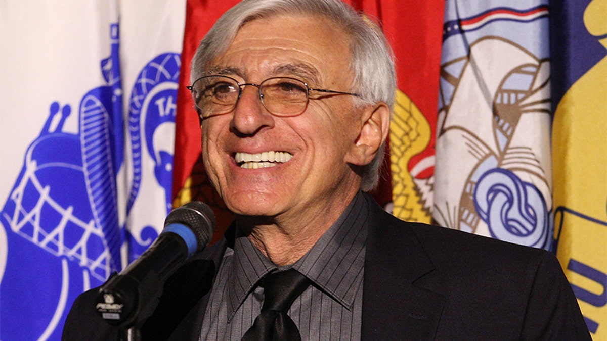 Actor Jamie Farr speaks during the 'Tribute to Johnny Grant' at the Pantages Theatre on March 6, 2008, in Hollywood, California.
