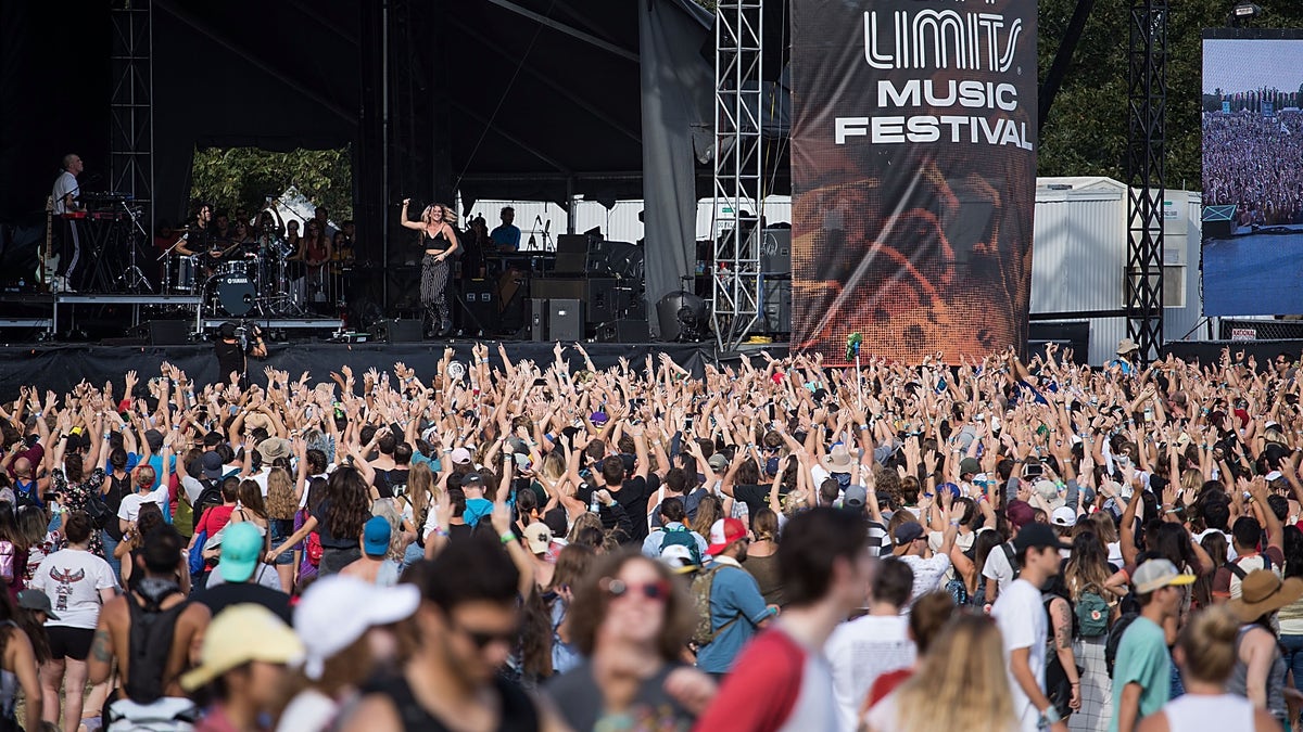 A crowd at the Austin City Limits Music Festival at Zilker Park