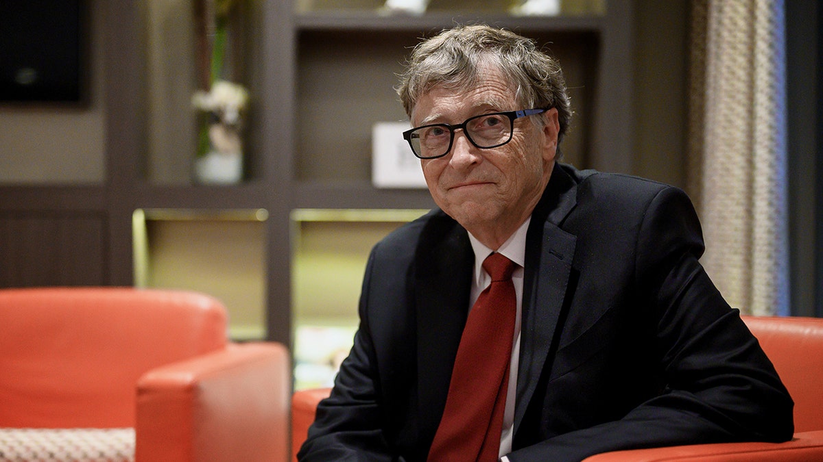 US Microsoft founder, Co-Chairman of the Bill &amp; Melinda Gates Foundation, Bill Gates, poses for a picture on October 9, 2019, in Lyon, central eastern France, during the funding conference of Global Fund to Fight AIDS, Tuberculosis and Malaria. (Photo by JEFF PACHOUD / AFP) (Photo by JEFF PACHOUD/AFP via Getty Images)