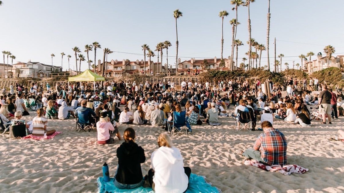 Around 1,000 people gathered at the Saturate OC evangelical Christian event July 10.