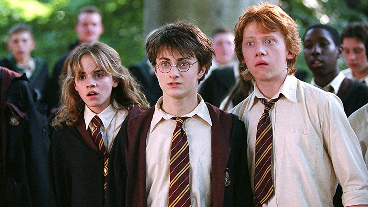 Daniel Radcliffe, center, is best known for his role as Harry Potter.