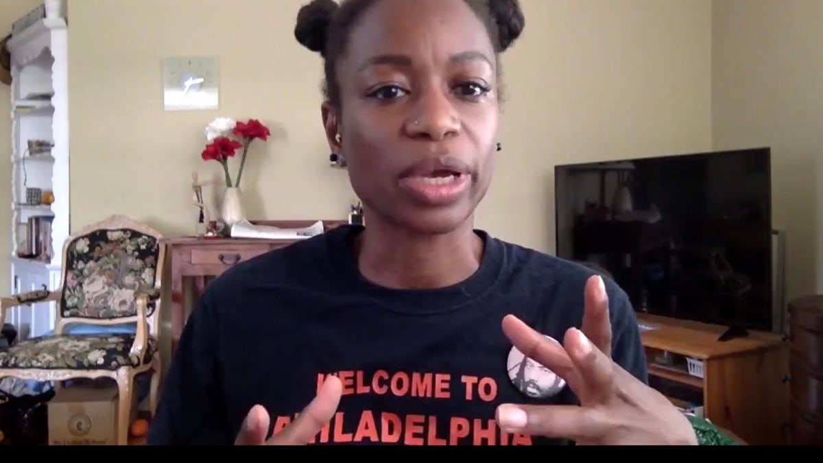 YahNé Ndgo, a leader in the Black Lives Matter (BLM) Philadelphia chapter