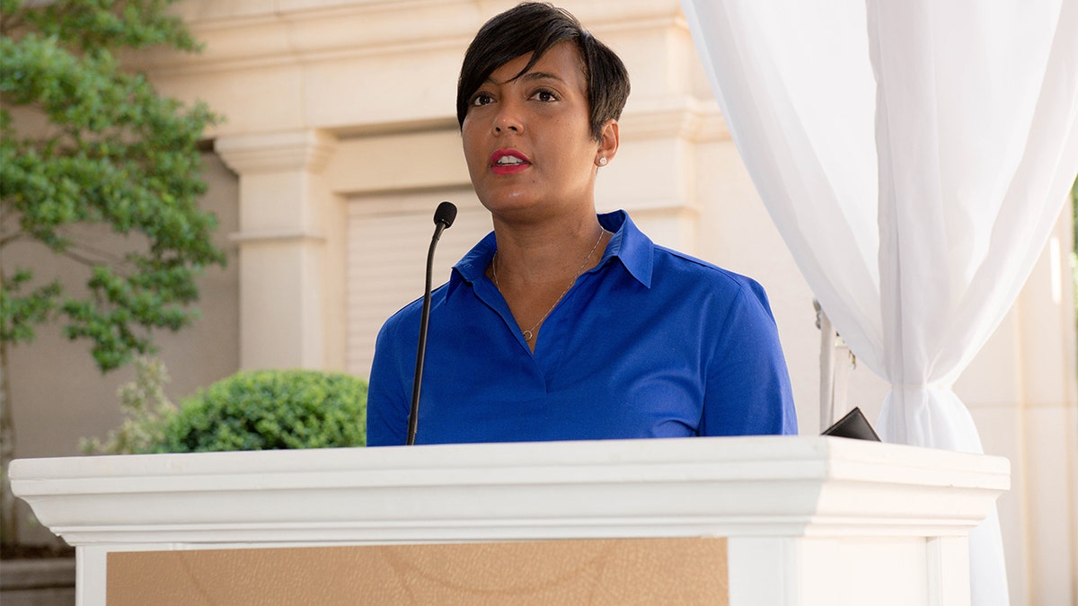Atlanta Mayor Keisha Lance Bottoms speaks onstage during the City of Hope - Sylvia Rhone Spirit Of Life Kickoff Breakfast at St. Regis Buckhead. Lance Bottoms is one of the top contenders to be Joe Biden's vice presidential nominee. (Photo by Marcus Ingram/Getty Images for City Of Hope)