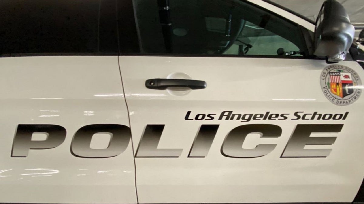 The Los Angeles Unified School Board approved a $25 million reduction in the district police budget. (Los Angeles School Police Department / Twitter)