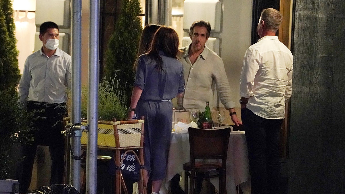 Michael Cohen dining out with three other people at the Le Bilboquet restaurant located at 20 E60th Street in New York, NY on July 2, 2020. (Photo/Christopher Sadowski) Tags: postinhouse nypostinhouse