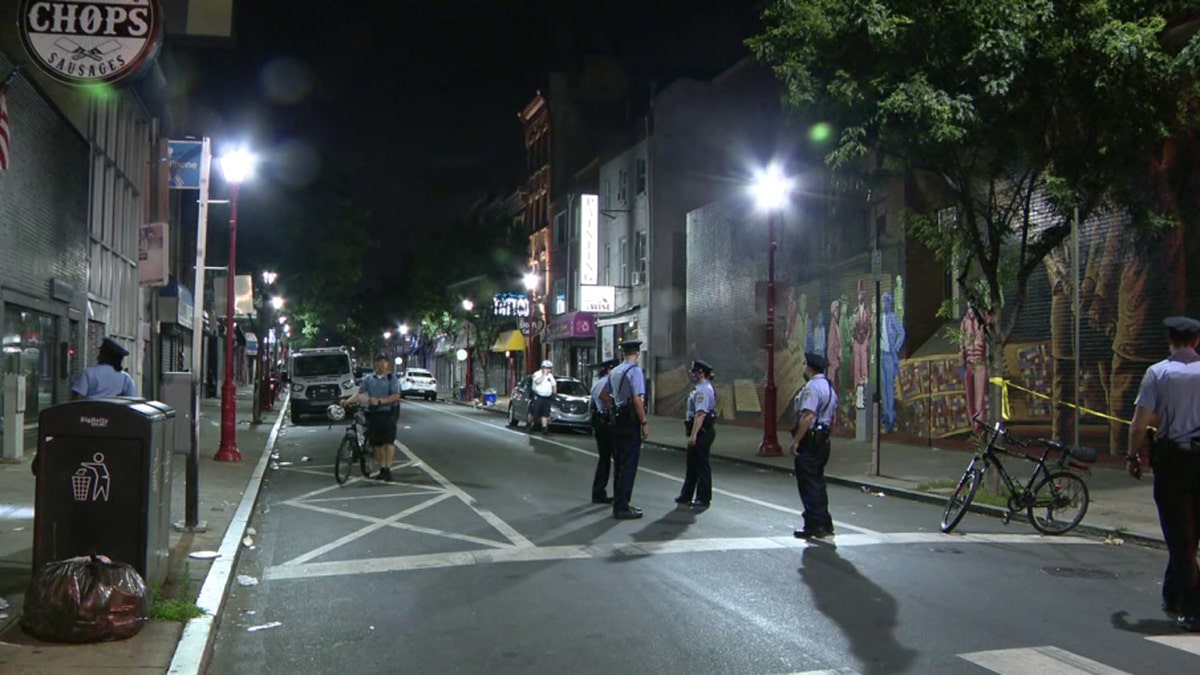 Four people were shot overnight in two separate shootings across Philadelphia. 