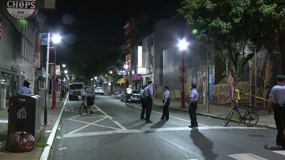 Four people were shot overnight in two separate shootings across Philadelphia.