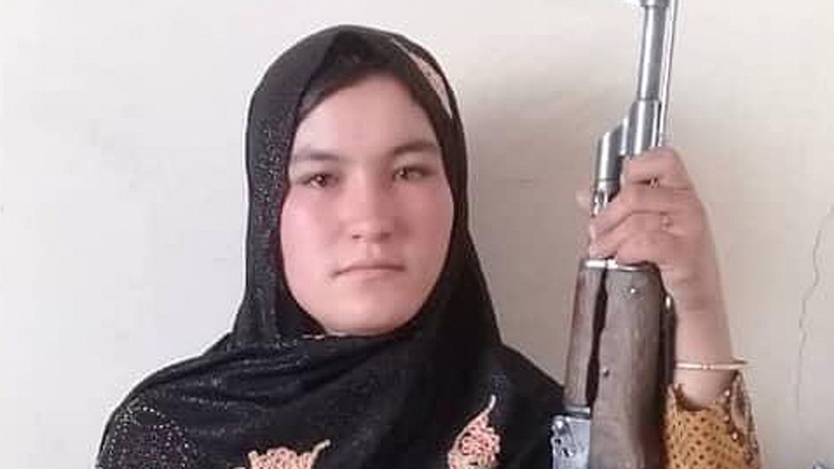 Qamar Gul reportedly used an AK-47 to kill two Taliban militants. (Twitter)