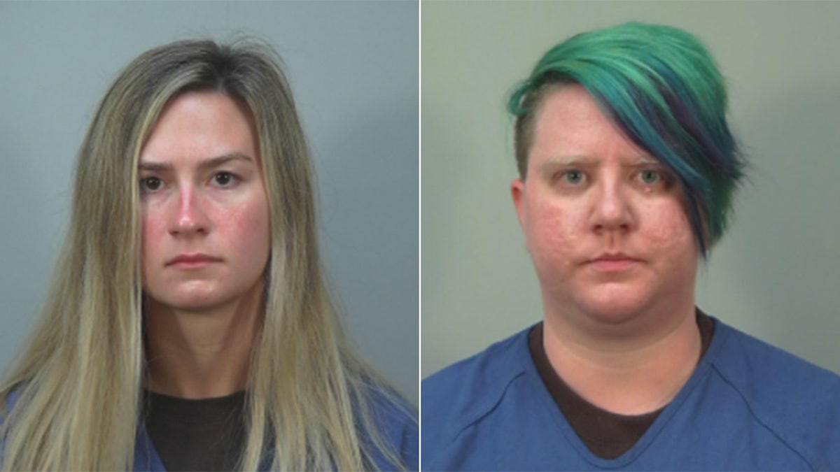 Samantha Rae Hamer right: Kerida O’Reilly. Both women turned themselves into police on suspicion of beating a state senator last month during a chaotic night of protests near Wisconsin’s Capitol in Madison. (Courtesy Dane County Sheriff's Office)
