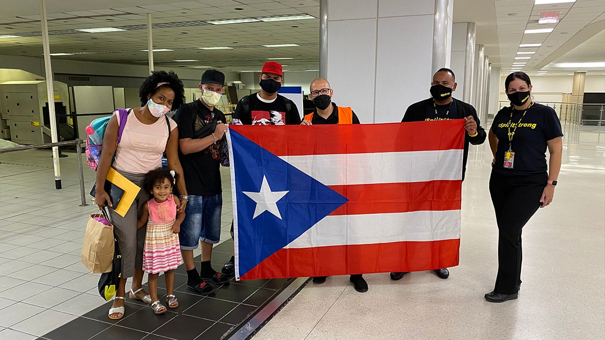 “I have no words to describe how thankful I am to the airline and to the people of the island who were so good to us,” said Ana Desiree Rodriguez Sanchez, the girl’s mother, said