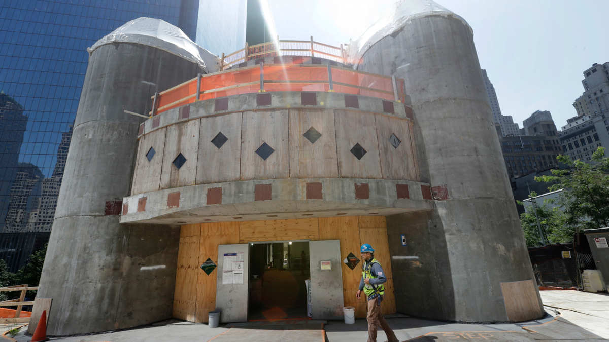 The St. Nicholas Greek Orthodox Church and National Shrine is still under construction.