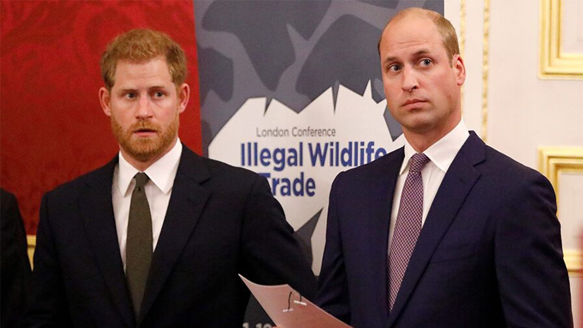 Prince William (right) is second in line to the throne.
