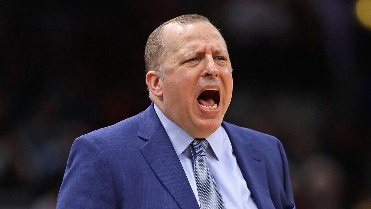 Tom Thibodeau yells