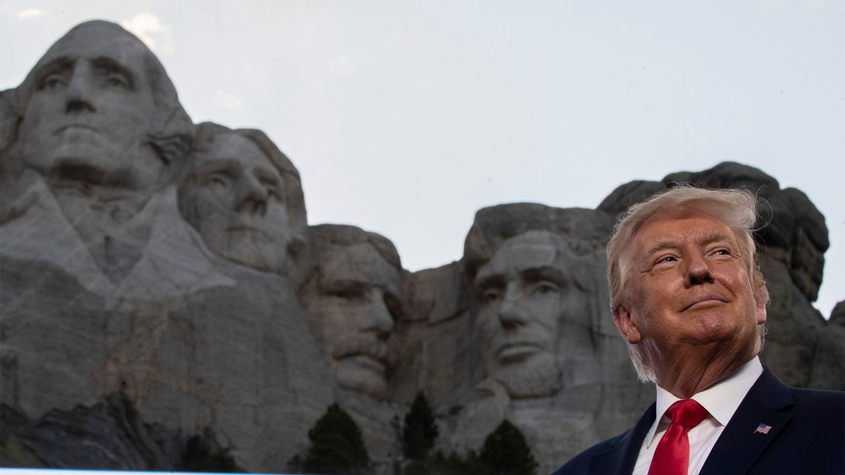 Trump at Rushmore