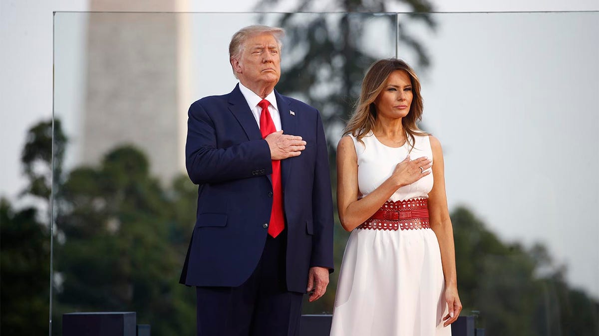 Donald Trump and Melania Trump successful  July 2020 shot