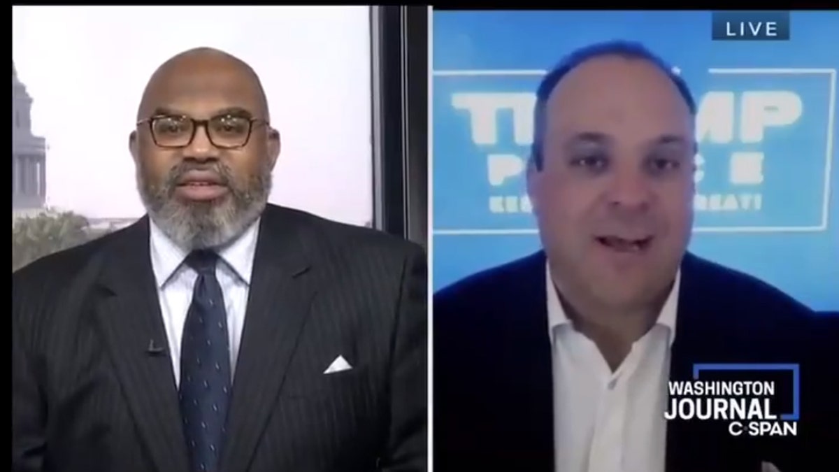 CSPAN host Jesse J. Holland was scolded by Trump 2020 advisor Boris Epshteyn.