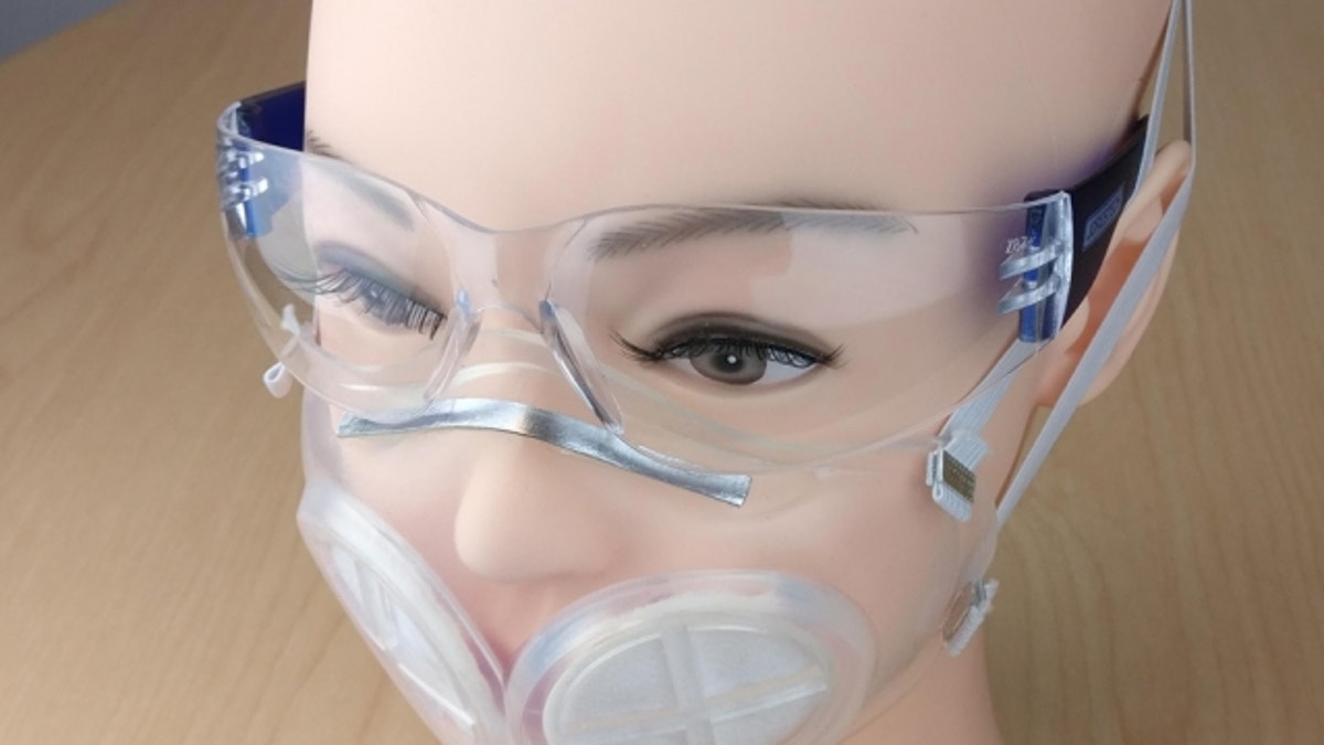 This image shows the mask on a mannequin head. (Credit: Researchers, MIT)