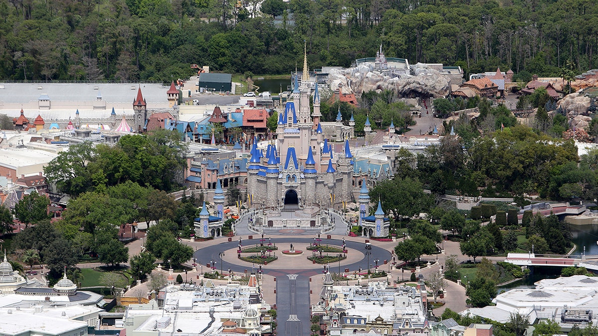 Walt Disney World remains empty during business hours in this March 23, 2020 photo.