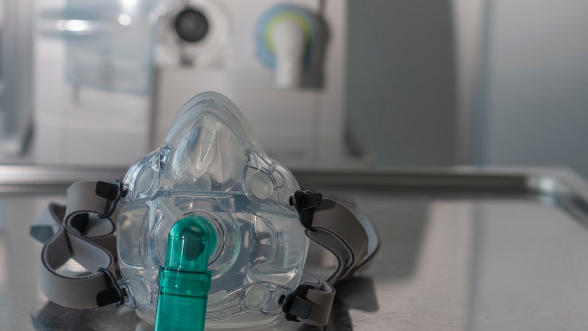 The Texas doctor said the patient wouldn’t even have qualified for a then-precious ventilator in New York or Italy. Pictured is a non-invasive ventilation face mask in a hospital's intensive care unit. (iStock)