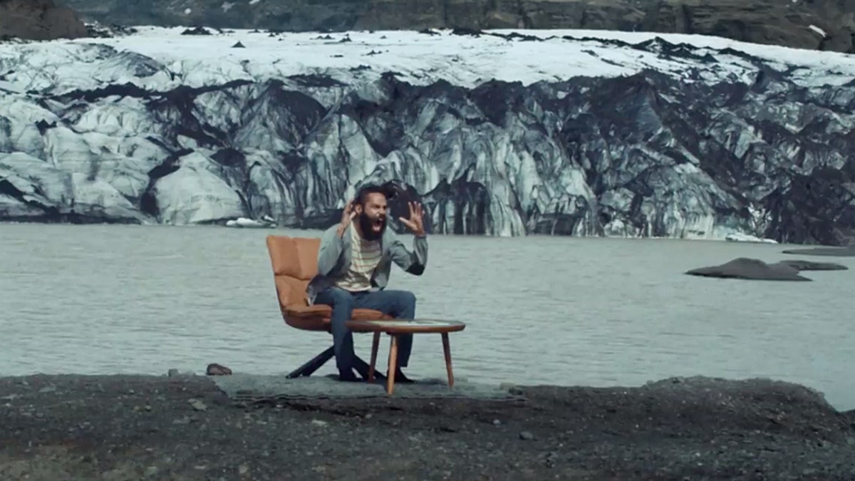 A promotional image for the "Looks like you need to let it out" campaign. (Inspired by Iceland)