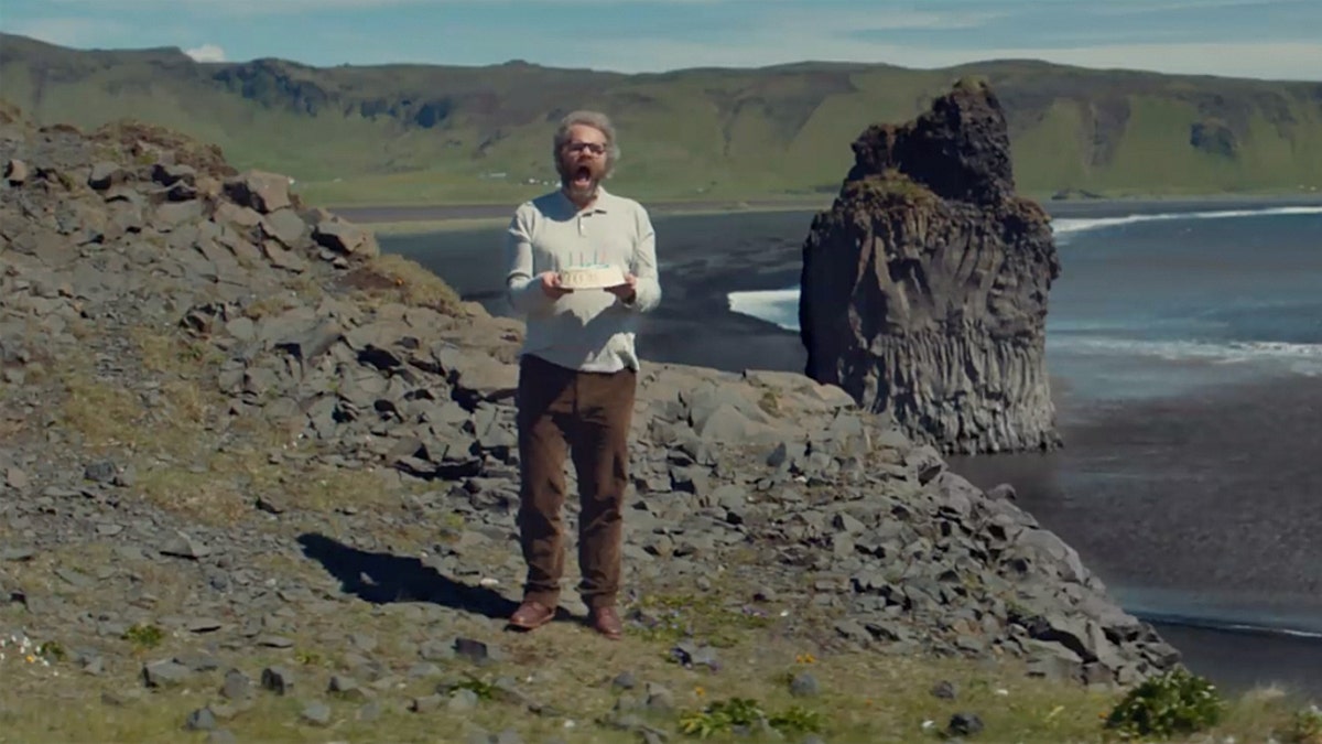 A promotional image for the "Looks like you need to let it out" campaign. (Inspired by Iceland)