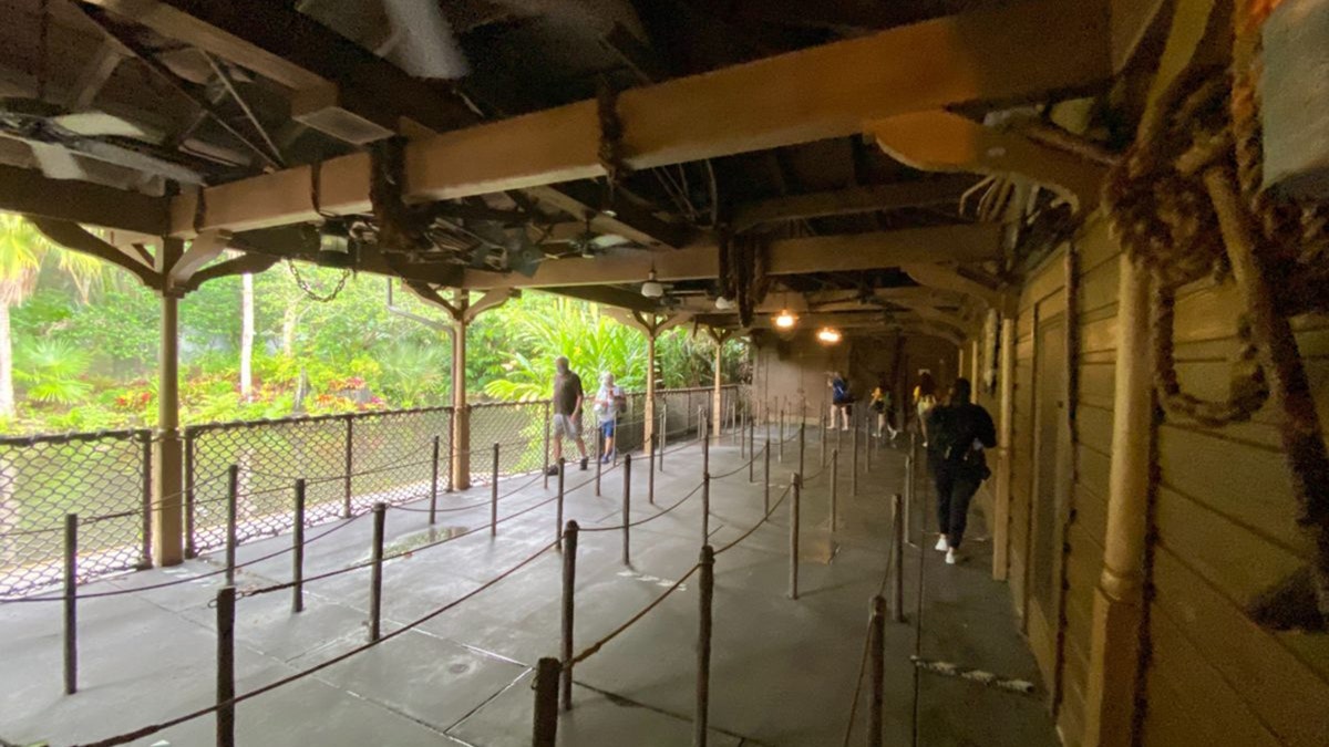 As seen in alleged images published by Disney fan site WDW News Today, new partitions and safety signage were seen throughout the Jungle Cruise attraction at Magic Kingdom.