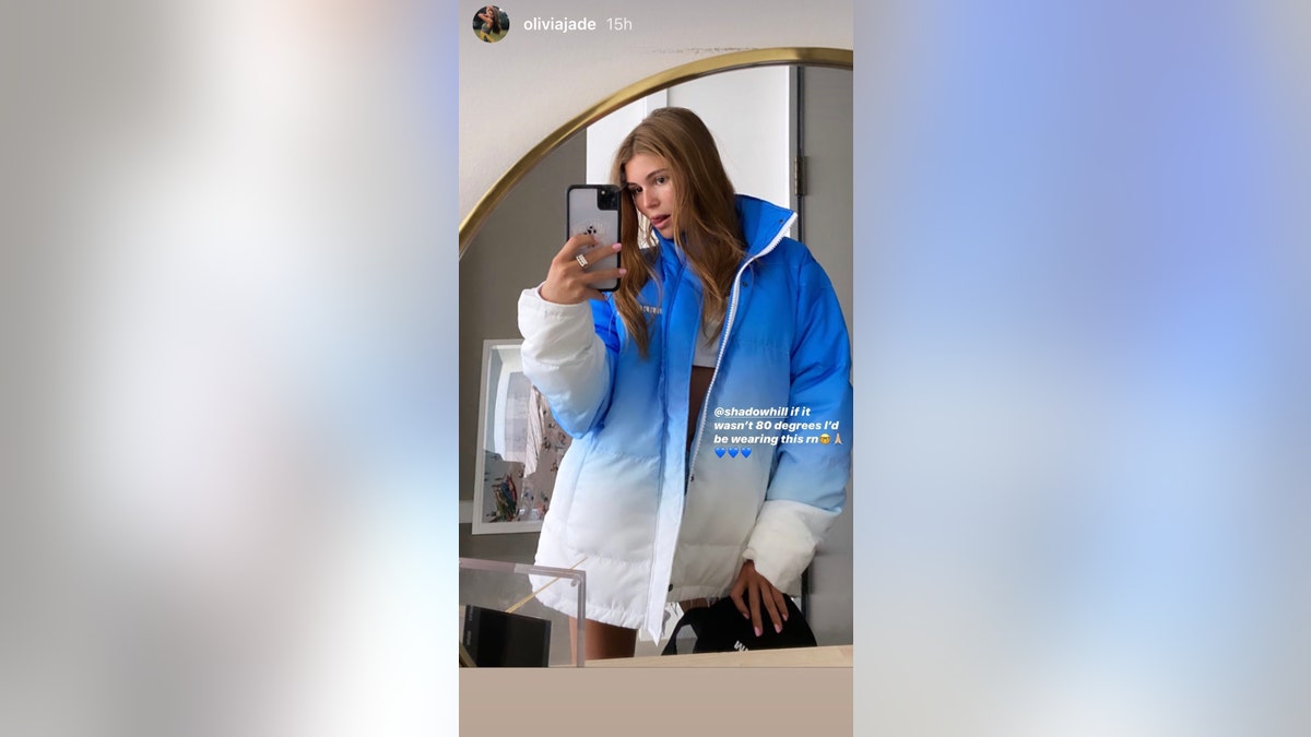 Olivia Jade Giannulli posted a silly selfie on Instagram on Wednesday.