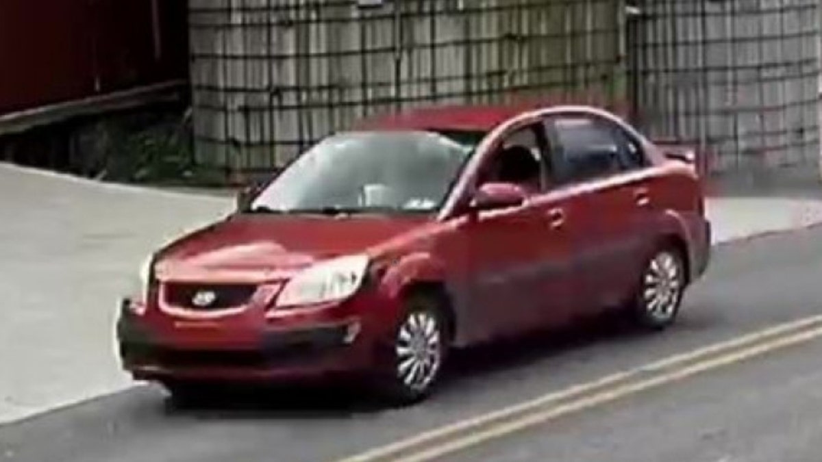 Justo Smoker's vehicle, a Kia Rio sedan with a "distinct spoiler" and "LCM" sticker, was seen in the area the day that Linda Stoltzfoos was abducted.