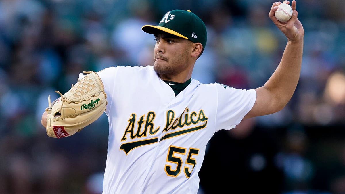 Oakland Athletics P Sean Manaea considering wearing mask during games