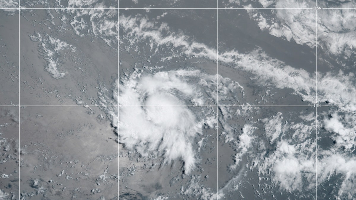 Tropical Storm Gonzalo formed Wednesday morning out over the Atlantic Ocean.