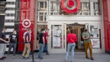 NEW YORK, NEW YORK - MAY 16: People wearing masks avoid social distancing as they wait in line to enter Target in Herald Square  amid the coronavirus pandemic on May 16, 2020 in New York City. COVID-19 has spread to most countries around the world, claiming over 312,000 lives with over 4.7 million cases. (Photo by Alexi Rosenfeld/Getty Images)