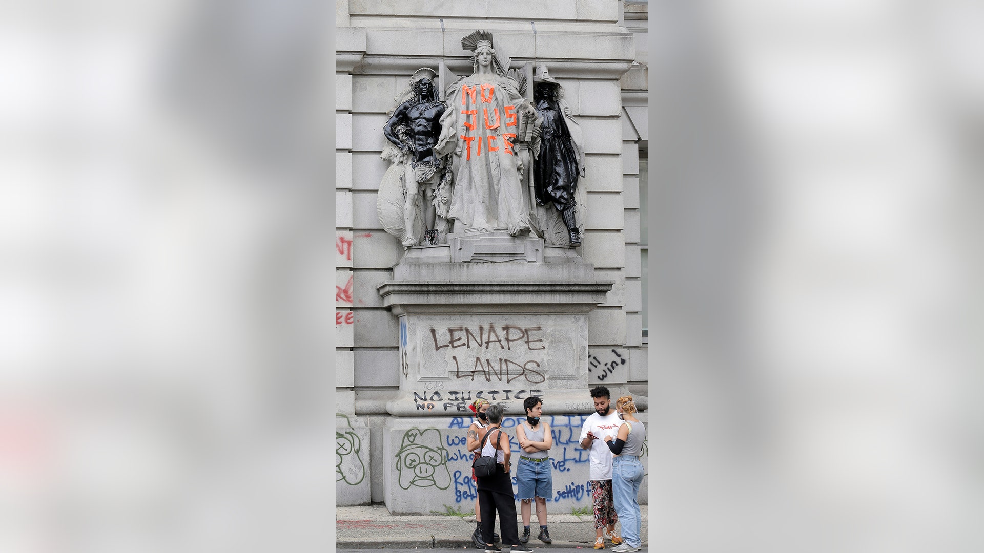Many demonstrators say the budget changes weren't enough, and some plan on staying camped outside New York City Hall indefinitely.